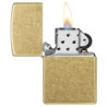 Zippo Original Feuerzeug Benzin  Street Brass 60006629 , 48267