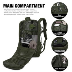 Mardingtop 28L Taktischer Militär Rucksack Wanderrucksack mit Molle System Für Outdoor,Wandern, Bergsteigen und Reisen