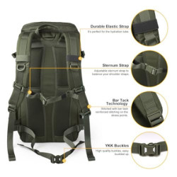 Mardingtop 28L Taktischer Militär Rucksack Wanderrucksack mit Molle System Für Outdoor,Wandern, Bergsteigen und Reisen