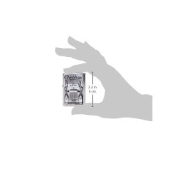 Zippo Feuerzeug 2003977 Trucker Benzinfeuerzeug, Messing, Edelstahloptik, 1 x 3,5 x 5,5 cm