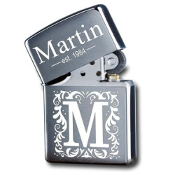 Feuerzeug mit Gravur als Geschenk für Männer personalisiert ist das Zippo mit Gravur Männer echte Gentleman und Herren Werden