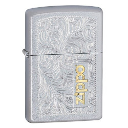 Zippo 352-tt Benzinfeuerzeug, Messing, Chrom, 5,70 x 3,70 x 1,20 cm