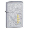 Zippo 352-tt Benzinfeuerzeug, Messing, Chrom, 5,70 x 3,70 x 1,20 cm