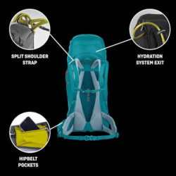 SALEWA Damen ALP TRAINER 30+3 WS, BLACK, UNI
