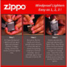Zippo 2005049 PL Dark Side Sword Feuerzeug, Messing, Edelstahloptik, 1 x 3,5 x 5,5 cm