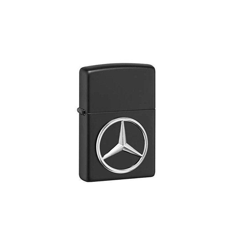 Mercedes-Benz Collection Zippo Feuerzeug | Messing Zippo/Benzin-Feuerzeug mit Mercedes Logo | schwarz Mercedes-Benz Collection Zippo Feuerzeug | Messing Zippo/Benzin-Feuerzeug mit Mercedes Logo | schwarz