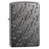 Zippo 49173 – Geometric Weave Design - Armor Black Ice - Sturmfeuerzeug, nachfüllbar, in hochwertiger Geschenkbox