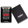 ZIPPO – Sturmfeuerzeug, AC/DC® High Voltage Rock and Roll, Laser Engraved/Color Image, Black Matte, nachfüllbar, in hochwerti