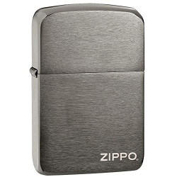 Zippo Feuerzeug 60001198 1941 Benzinfeuerzeug, Messing, replica black ice, 1 x 3,5 x 5,5 cm
