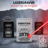 PR Print Royal Benzin-Feuerzeug selbst gestalten - mit Name & Jahr gravieren - Limited Edition - Sturmfeuerzeug mit Gravur, B