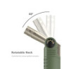 JOPOO Jetflame Feuerzeug Winddicht Gas Butan Nachfüllbar, BBQ Outdoor Camping Jet Feuerzeug Lang  Verkauf ohne Gas 