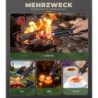 Lafagiet Storm Feuerzeug, Windproof Jet Feuerzeug, Long Stick Jetflame Feuerzeug, Verstellbare Butan Fackel Feuerzeug mit Kom