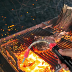 Sondiko Stabfeuerzeug Gas Nachfüllbar, Sturmfeuerzeug Jetflamme Feuerzeug Lang, 360° Flexible Gasfeuerzeug für Kamin, Küche, 