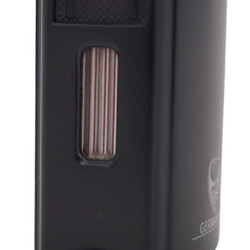 GERMANUS Feuerzeug Jetflame VIII in Schwarz für Kerzen, Metall, Schwarz