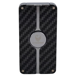 GERMANUS Feuerzeug Jetflame Carbon und Vollmetall, für Kerzen und Outdoor