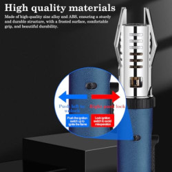 Jetflamme Feuerzeug Gas Nachfüllbar Sturmfeuerzeug: WIYETY Winddichtes Feuerzeug Gasfeuerzeug Sturmfeuerzeug Nachfüllbar, Jet