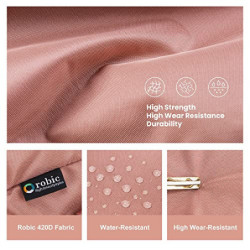 MOUNTAINTOP 28L Wanderrucksack Damen Outdoor Reiserucksack Backpacker Trekking Rucksäcke mit Regenhülle  Rosa 