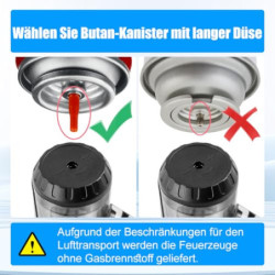 LcFun 2 Stück Sturmfeuerzeug, Feuerzeug Gas Nachfüller, Einzelne Feuerzeug Jetflame, Geschenke für Männer - Butane Nicht INBE