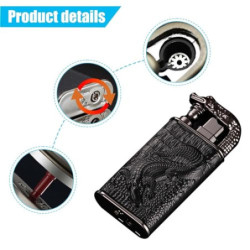 2 Stück Sturmfeuerzeug Jetflamme, Sturmfeuerzeug Gas Nachfüllbar, Feuerzeug Sturmfeuerzeug Winddicht Jet Feuerzeug Gasfeuerze