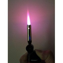 Sturmfeuerzeug Turbo Jetflame Gas Feuerzeug Color Flames, 5 Stück + 1x  Konsumany® Stab- Sturmfeuerzeug 12,5 cm Lang 