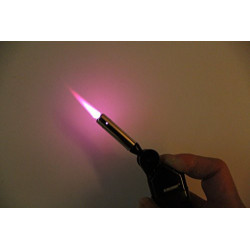 Sturmfeuerzeug Turbo Jetflame Gas Feuerzeug Color Flames, 5 Stück + 1x  Konsumany® Stab- Sturmfeuerzeug 12,5 cm Lang 