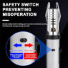 Changtai Stab Feuerzeug Jetflamme, Gas Sturmfeuerzeug Nachfüllbar Windproof Lighter Flamme Einstellbar Lang Feuerzeuge für Ke