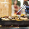 Sondiko Küchenbrenner, Flambierbrenner, Nachfüllbarer Crème Brulée Brenner, Lötbrenner mit Sicherheitsschloss für die Küche, 