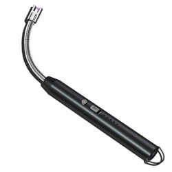 Newaner Stabfeuerzeug,Lichtbogen Feuerzeug Elektrisch mit längerer Hals,Elektronisches Feuerzeug USB Aufladbar Winddichte Fla