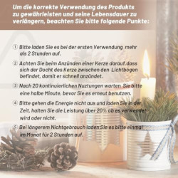 VEHHE Lichtbogen Feuerzeug Elektrisch, USB Aufladbares Elektro LED-Display Stabfeuerzeug Langer Flexibler Hals Geeignet für K