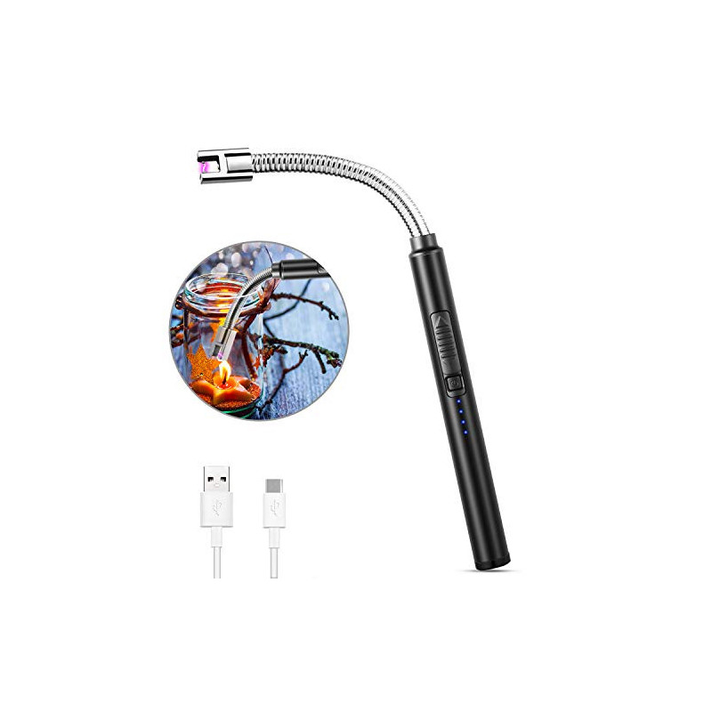 MOSUO Lichtbogen Feuerzeug, Aufladbar USB Elektronisches Feuerzeug Stabfeuerzeug Kerzenanzünder Winddichtes Flammenlose Grill MOSUO Lichtbogen Feuerzeug, Aufladbar USB Elektronisches Feuerzeug Stabfeuerzeug Kerzenanzünder Winddichtes Flammenlose Grill