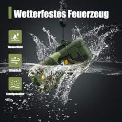 LcFun Feuerzeug Elektrisch, 360° Flexible Hals Lichtbogen Feuerzeug, USB C Feuerzeuge Wiederaufladbar, Plasma Feuerzeug mit L