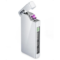 VVAY Lichtbogen Feuerzeug, Elektrisch Sturmfeuerzeug USB C Aufladbar