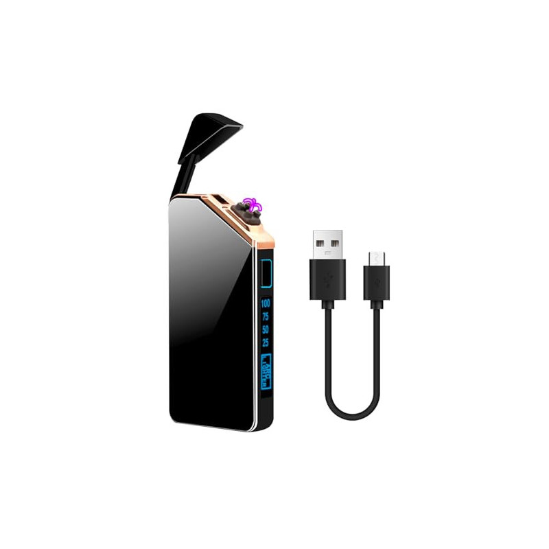 DIFCUL Feuerzeug Elektrisch,USB feuerzeug,elektrisches feuerzeug,feuerzeug sturmfeuerzeug,Lichtbogen Feuerzeug Elektrisches,f