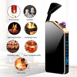 DIFCUL Feuerzeug Elektrisch,USB feuerzeug,elektrisches feuerzeug,feuerzeug sturmfeuerzeug,Lichtbogen Feuerzeug Elektrisches,f