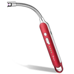 SUPRUS Lichtbogen Winddicht Flammenlos Elektrisches Feuerzeug USB Feuerzeug Wiederaufladbares Feuerzeug mit Sicherheitsschlos