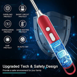 SUPRUS Lichtbogen Winddicht Flammenlos Elektrisches Feuerzeug USB Feuerzeug Wiederaufladbares Feuerzeug mit Sicherheitsschlos