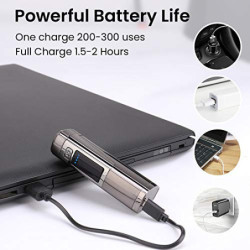 AngLink Lichtbogen Feuerzeug, Elektro-Feuerzeug USB Elektronisches Feuerzeug Aufladbar Winddichtes Flammenlose, Touchscreen P