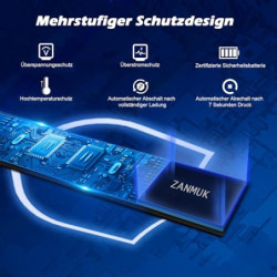 Zanmuk Feuerzeug Elektrisch Lichtbogen Stabfeuerzeug - Elektrisches Feuerzeug Lang USB Aufladbar Lighter  Roségold 