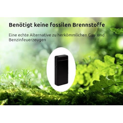 TechniSat Basics LF10 Lichtbogenfeuerzeug Sturmfeuerzeug, USB, Aufladbar, Unempfindlich gegen Wind und Nässe