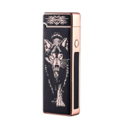 Elektrisches Feuerzeug, Batterieanzeige USB-Feuerzeug Plasma Wiederaufladbare Winddicht & Flamme, Dual Bogen Feuerzeug mit Ba