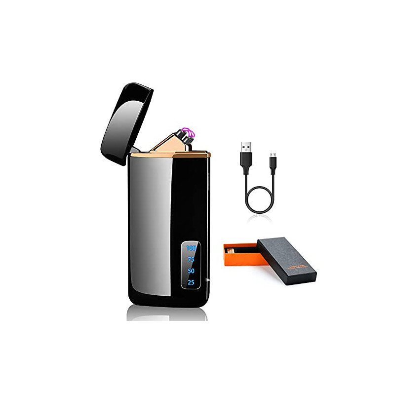 Yuragim Elektronische Feuerzeug USB Aufladbar Plasma Lichtbogen Feuerzeug Papa Elektro Feuerzeug Winddicht Feuerzeug mit Batt Yuragim Elektronische Feuerzeug USB Aufladbar Plasma Lichtbogen Feuerzeug Papa Elektro Feuerzeug Winddicht Feuerzeug mit Batt