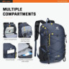 SKYSPER ISHELL 30 Faltbarer Rucksack 30L Ultra-leicht Tagesrucksack Verstaubar Daypack Wasserfest Wanderrucksack Reiserucksac