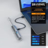 Brandson - Stabfeuerzeug, Lichtbogen Feuerzeug elektrisch, 100 Zündvorgänge, USB aufladbar Kerzenanzünder für Küche, Kerzen, 