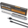 Brandson - Stabfeuerzeug, Lichtbogen Feuerzeug elektrisch, 100 Zündvorgänge, USB aufladbar Kerzenanzünder für Küche, Kerzen, 