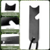 2Pcs Feuerstahl Feuerstein Survival, Autdoor Ausrüstung Set Zündungen Feuerstarter Fireflint Magnesium Feuerzeuge Für feuerst