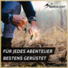 BERGKVIST® Feuerstahl Survival Set GNISTA  17-TLG.  - XXL Outdoor Ausrüstung zum Feuer Machen - Magnesium Feuerstein mit Feue
