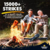 The Friendly Swede 2er Set Feuerstarter Easy Grip - Feuerstahl in idealer Länge mit starkem Funkenflug für Camping, Outdoor, 