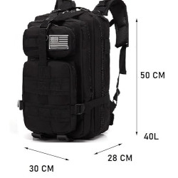Tiangi 30L Militärischer Taktischer Rucksack für Herren und Damen, Rucksack für Wandern Militär Taktisch Trekking Reisen Camp
