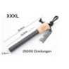 OUTDOOR NINJA Feuerstahl The Legend XXXL Bushcraft Feuerstahl für Wandern, Outdoor, Trekking, Camping und andere Outdoor Hobb
