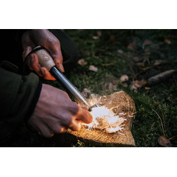 OUTDOOR NINJA Feuerstahl The Legend XXXL Bushcraft Feuerstahl für Wandern, Outdoor, Trekking, Camping und andere Outdoor Hobb